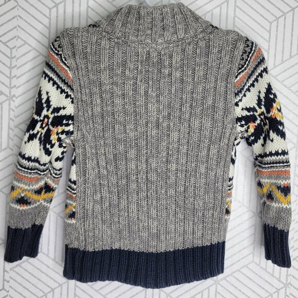 Old Navy Gray Zip-Front Sweater 2T - Picture 2 of 5